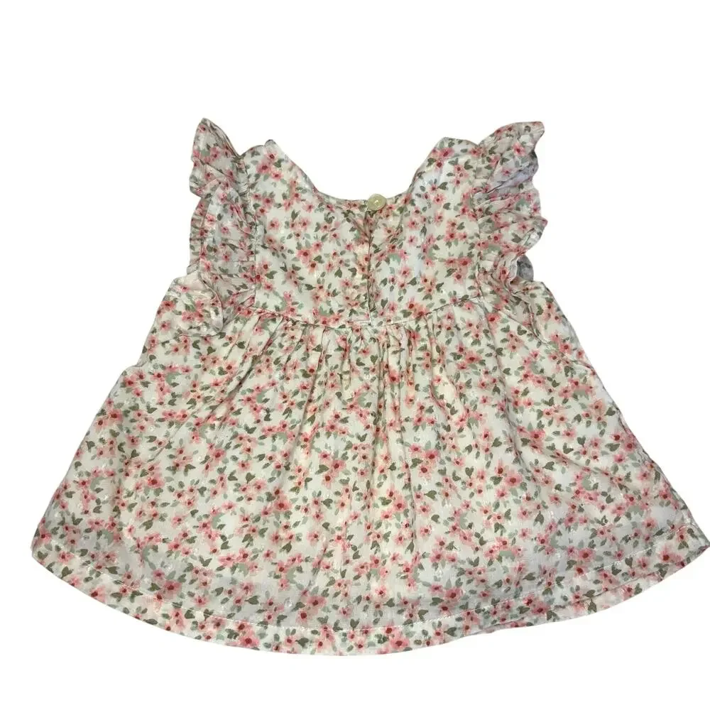 Old Navy Ditsy Floral Top Baby Girl 12-18M